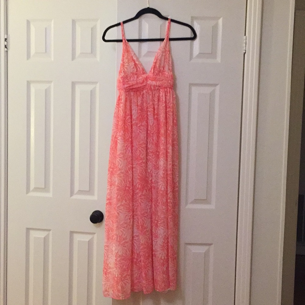 Coral dress